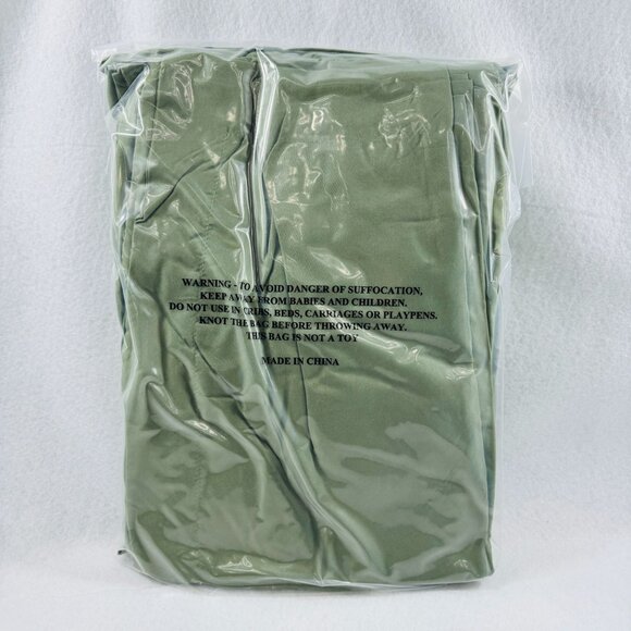 Zzlpp Flat & Fitted Sheets 1 Each Green - 100% Polyester Queen Size NIB - Picture 3 of 5